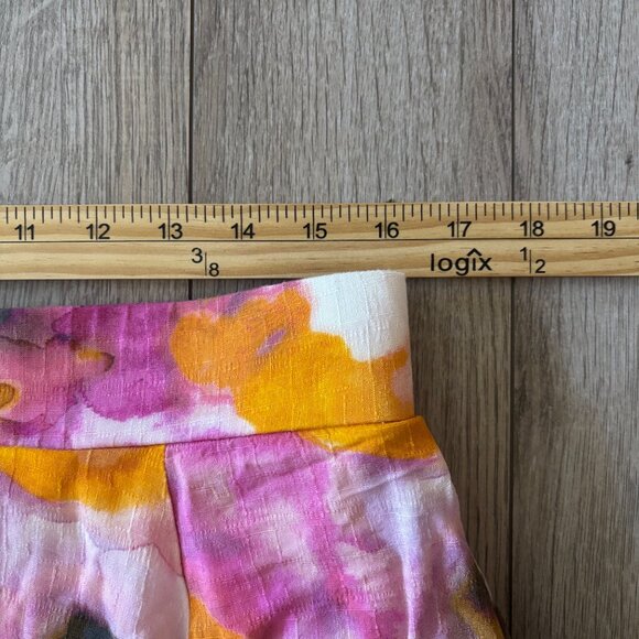 Torrid Multi Watercolor Tie-Dye Skirt with High-Low Hem and Pockets Size 1X - Picture 6 of 10